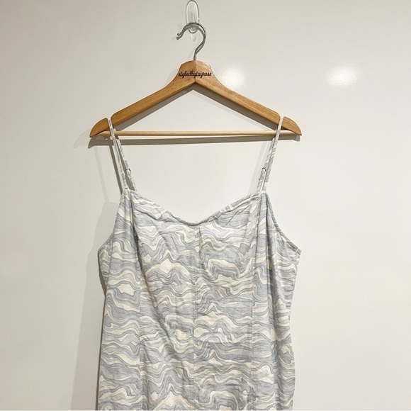 Abercrombie & Fitch Corset Seamed Linen-Blend Mini Dress - Picture 8 of 12